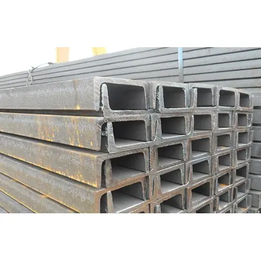 Sections de canaux en acier de construction laminées à chaud